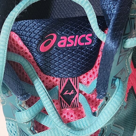 ASICS Womens Running Shoes Dynamic DuoMax IGS 4 Aqua Blue Pink T656N Size US 11 - Picture 10 of 16
